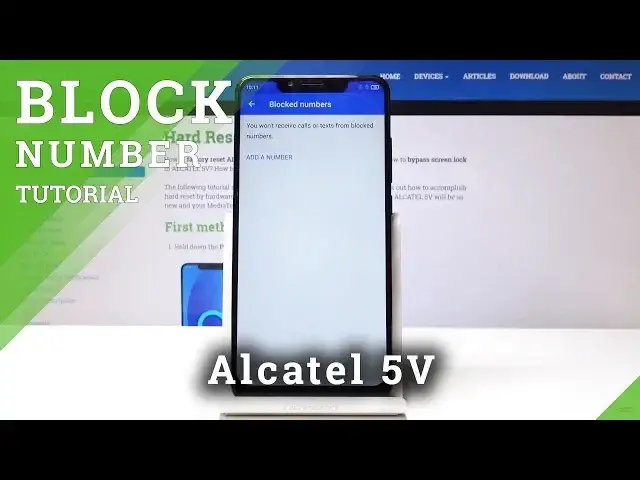Video thumbnail for How to Block Number in Alcatel 5V - Create a Blacklist