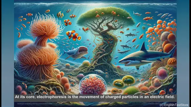 Video thumbnail for Elbctrophoresis in biology - meaning, definition and examples