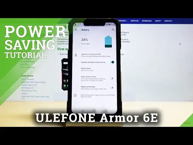 Video thumbnail for How to Enable Power Saving Mode in ULEFONE ARMOR 6E - Extend Battery Life
