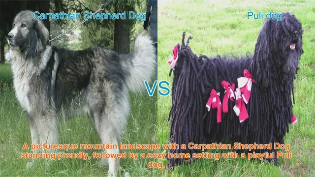 Video thumbnail for Carpathian Shepherd Dog vs. Puli Dog: A Breed Comparison