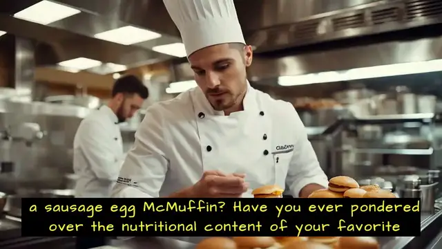 'Video thumbnail for How Many Calories in a Sausage Egg McMuffin'