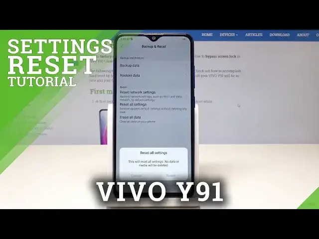 'Video thumbnail for How to Restore Default Configuration in VIVO Y91 - Reset Settings'