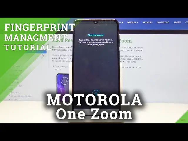 Video thumbnail for How to Add Fingerprint in MOTOROLA One Zoom – Set Fingerprint Lock