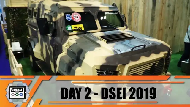 'Video thumbnail for DSEI 2019 International Defense and Security Exhibition London UK Land Zone Show daily Web TV Day 2'