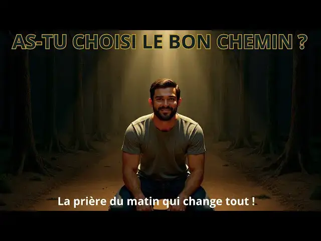 'Video thumbnail for Tu marches avec les mauvaises personnes ? Voici la prière qui te repositionne et t’ouvre la porte !'
