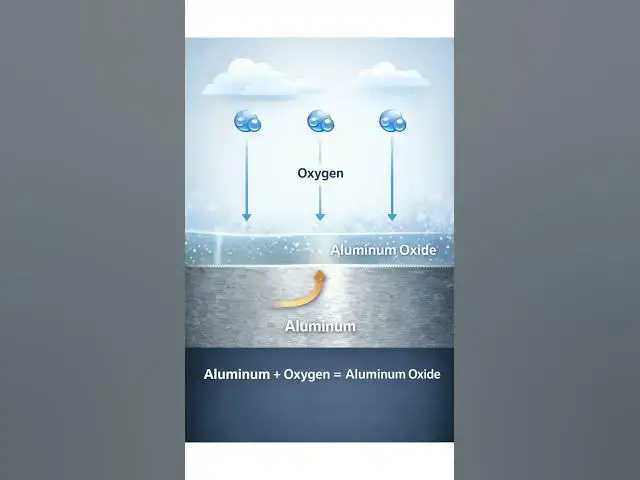Video thumbnail for Aluminum doesn’t rust—it protects itself with an oxide layer! 🛡️#EngineeringFacts #MaterialsScience