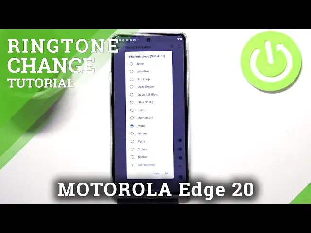 'Video thumbnail for How to Change Ringtone on MOTOROLA Edge 20 – Manage Sound Settings'