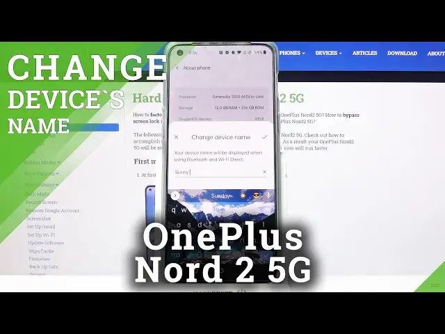 'Video thumbnail for How to Change Device Name on OnePlus Nord 2 – Rename'