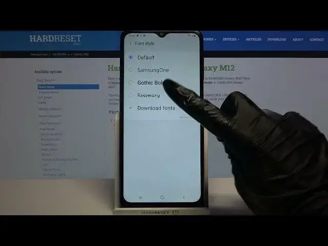 'Video thumbnail for How to Install and Apply Rosemary on SAMSUNG Galaxy M12 – Rosemary Font'