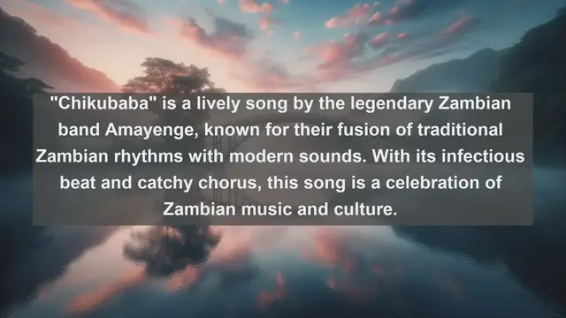 Video thumbnail for Serenade from Zambia: Top 10 Beautiful Songs Celebrating Zambian Music and Culture