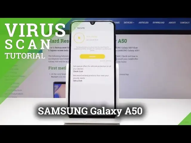 'Video thumbnail for How to Scan Virus in SAMSUNG Galaxy A50 - Security Scan / Anti-Virus'