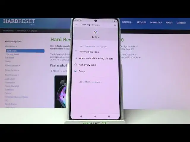 Video thumbnail for How to Manage App Permissions in MOTOROLA Edge 20 – Change App Permissions