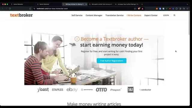 Video thumbnail for Textbroker Review - Is Textbroker A Legitimate Way to Earn  Writing