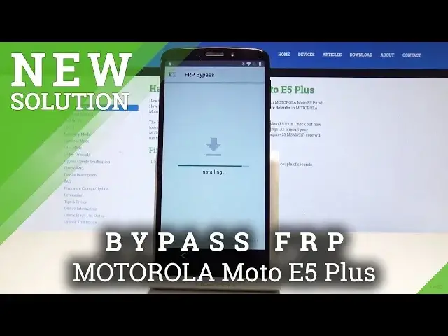 Video thumbnail for How to Bypass Google Verification in MOTOROLA Moto E5 Plus - Unlock FRP / Skip Google Protection