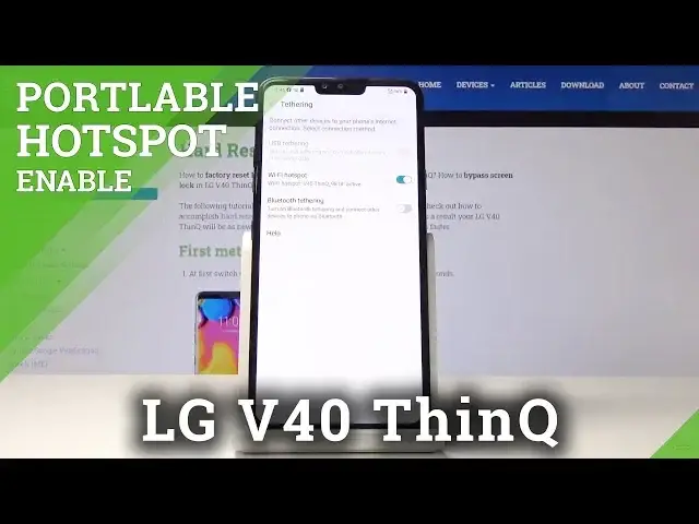 Video thumbnail for How to Activate Portable Hotspot in LG V40 ThinQ – Network Access Point