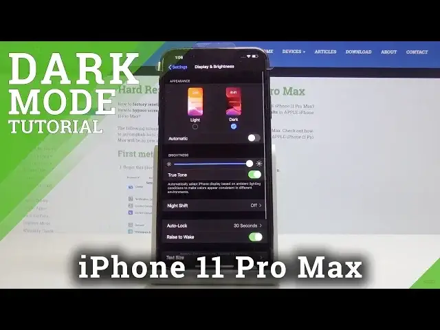 Video thumbnail for How to Activate Dark Mode in iPhone 11 Pro Max - Eye Protection Mode