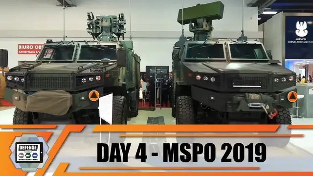 'Video thumbnail for MSPO 2019 International Defense Industry Exhibition in Kielce Poland Day 4 Video show daily news'