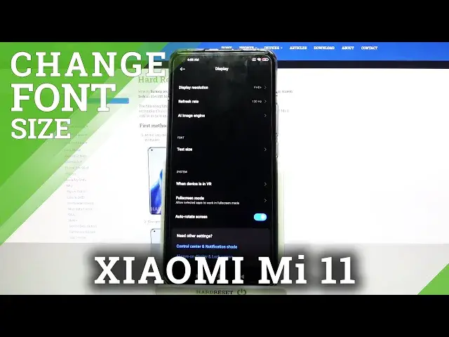 'Video thumbnail for How to Change Font Size on XIAOMI Mi 11 – Resize Text'