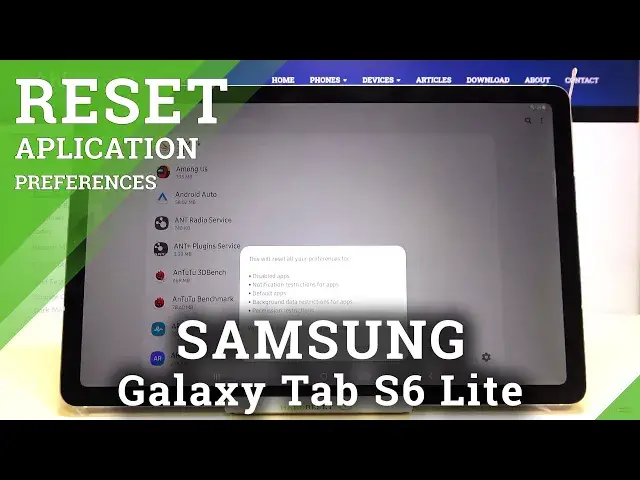 'Video thumbnail for How to Reset App Preferences in SAMSUNG Galaxy Tab S6 Lite – Restore App Defaults'