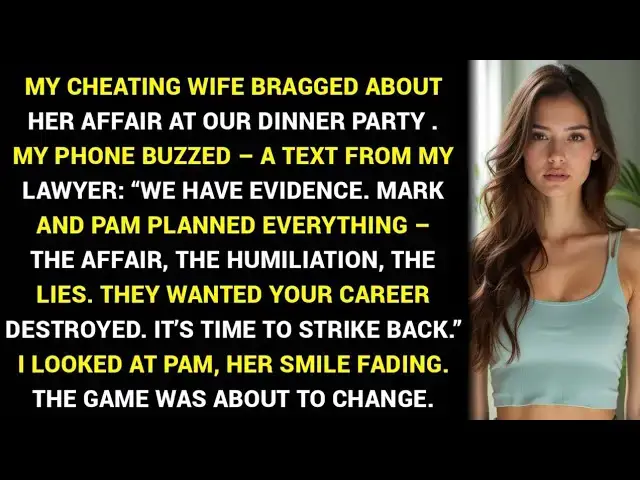 'Video thumbnail for Cheating Wife Bragged About Her Affair at Our Dinner Party. My Epic Revenge Left Everyone Stunned.'