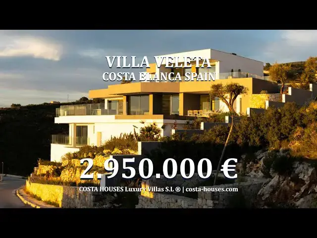 Video thumbnail for VILLA VELETA | Villa con vistas al Mar en Costa Blanca COSTA HOUSES ® Agentes Inmobiliarios Expertos