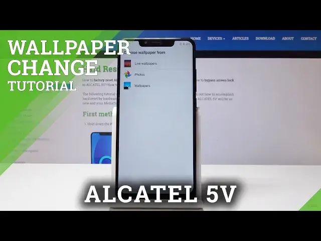 Video thumbnail for How to Change Wallpaper in ALCATEL 5V - Update Lock Screen