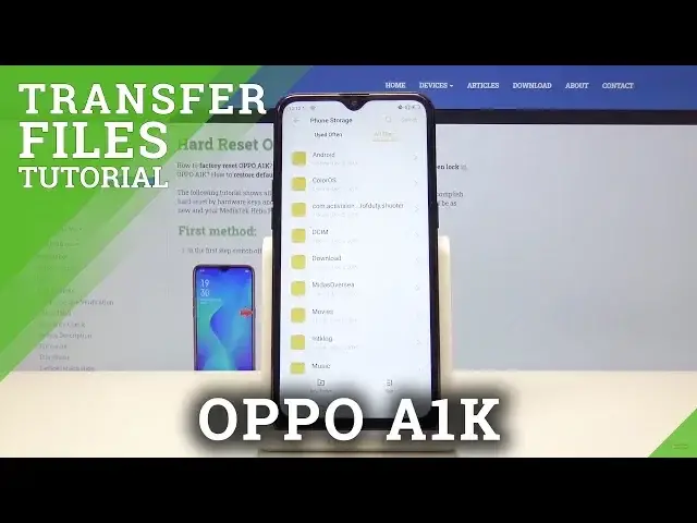 'Video thumbnail for How to Transfer Files in OPPO A1K - Move Media'