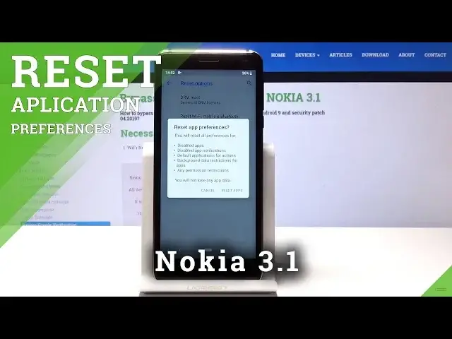 'Video thumbnail for How to Reset App Preferences in Nokia 3.1 - Restore Original App Settings'