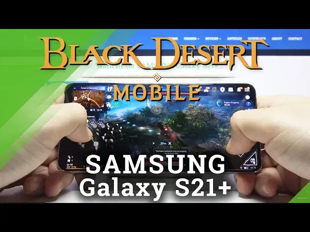 Video thumbnail for Test Black Desert Online on SAMSUNG Galaxy S21+ - 120Hz High Graphics