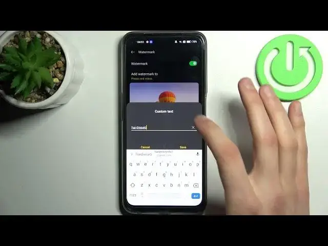 Video thumbnail for How to Customize Watermark in REALME 9 Pro - Set Up Watermark