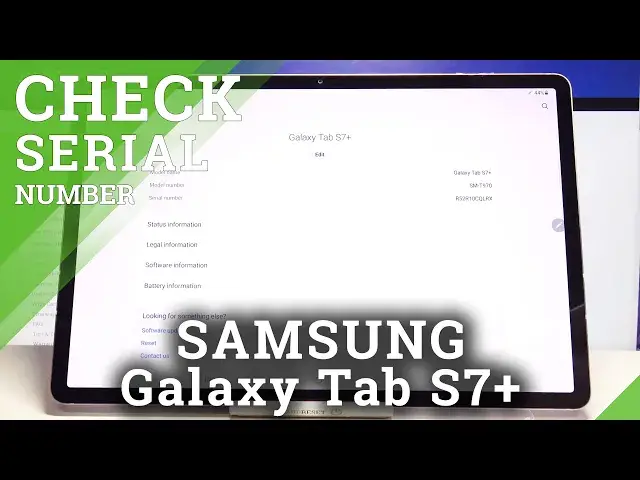 'Video thumbnail for How to Find Serial Number in SAMSUNG Galaxy Tab S7+ - Check Serial Number'