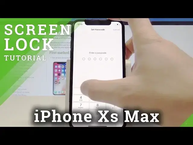 'Video thumbnail for How to Add Passcode in iPhone Xs Max - Set Up Screen Lock in iOS'