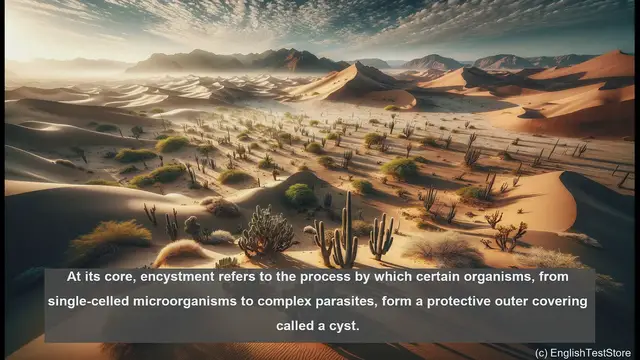 Video thumbnail for Encystment in biology - meaning, definition and examples