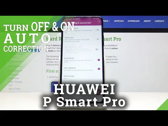 'Video thumbnail for How to Activate SwiftKey Autocorrect in HUAWEI P Smart Pro – Remove Suggested Words'
