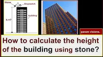 Video thumbnail for How to calculate the height of the building using stones?