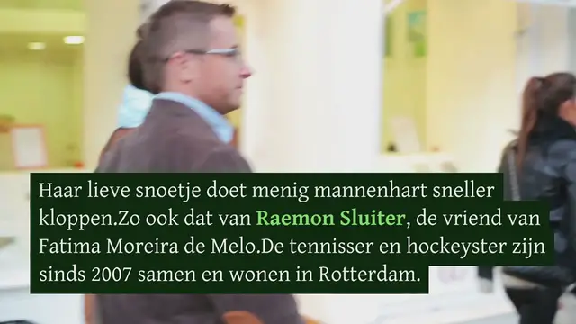 Video thumbnail for Fatima Moreira de Melo, vriendin van Raemon Sluiter: