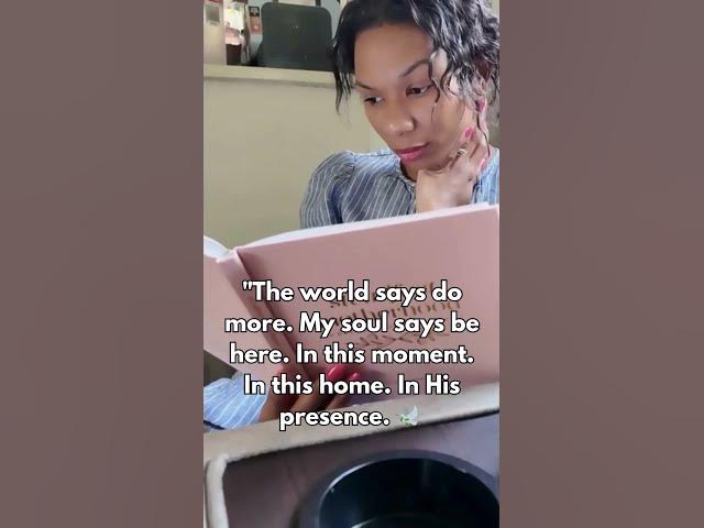 Video thumbnail for The world says do more, God say "BE HERE"