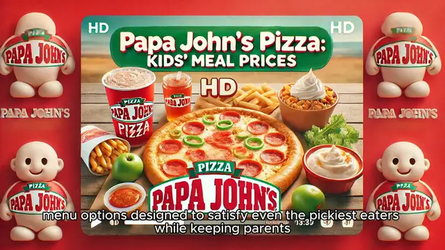 Video thumbnail for Papa John’s Pizza  Kids’ Meal Prices