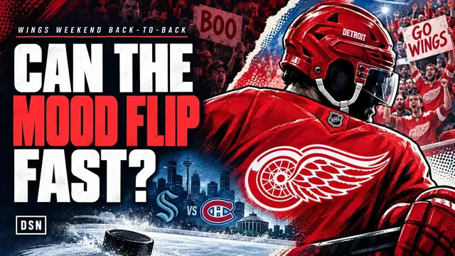 Video thumbnail for The Red Wings can change the tone fast with a win streak, even with the Dylan Larkin noise hanging around