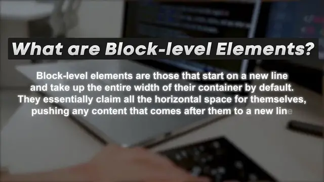 Video thumbnail for Inline & Block Elements in HTML _ Sigma Web Development Course - Tutorial #8