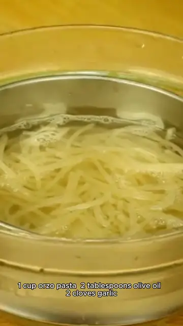 'Video thumbnail for Lemon Garlic Orzo | orzo recipe'