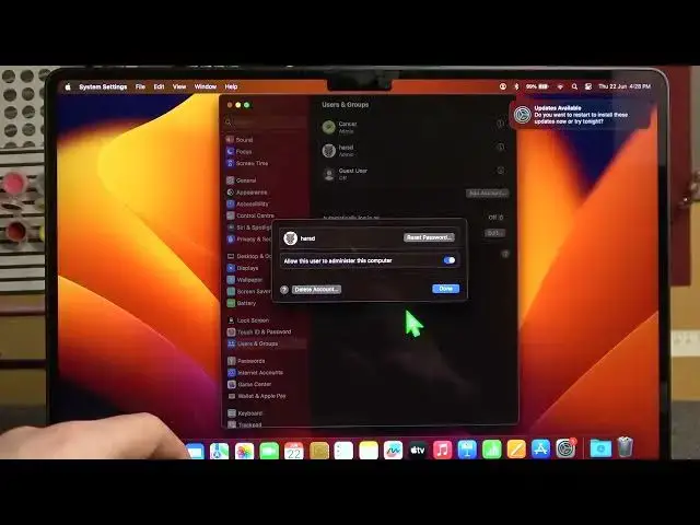 Video thumbnail for How To Delete User Profiles From Macbook Air M2 2023