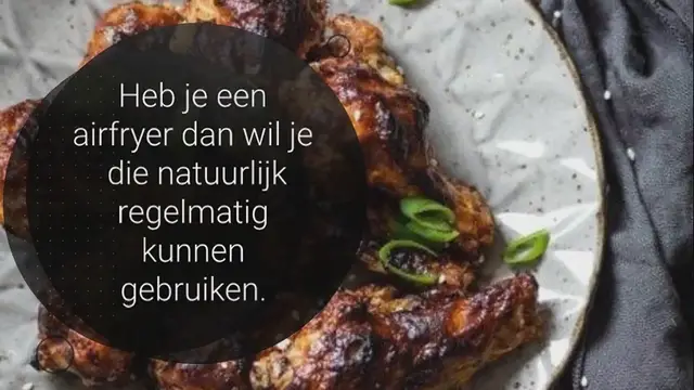 Video thumbnail for Sticky chicken uit de airfryer – snel en makkelijk