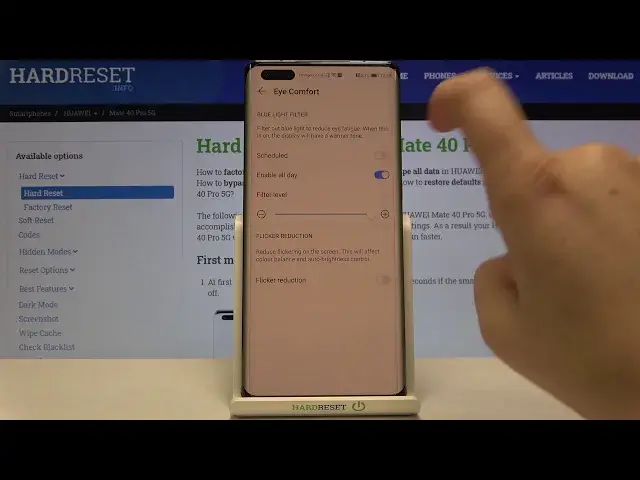 'Video thumbnail for How to Enable Eye Comfort Mode on Huawei Mate 40 Pro - Blue Light Filter'
