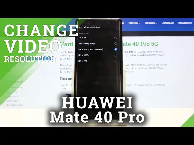 Video thumbnail for How to Change Video Resolution on Huawei Mate 40 Pro - Set Recording Quality