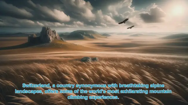 Video thumbnail for Scaling Switzerland's Peaks: Top 10 Mountain Climbing Destinations