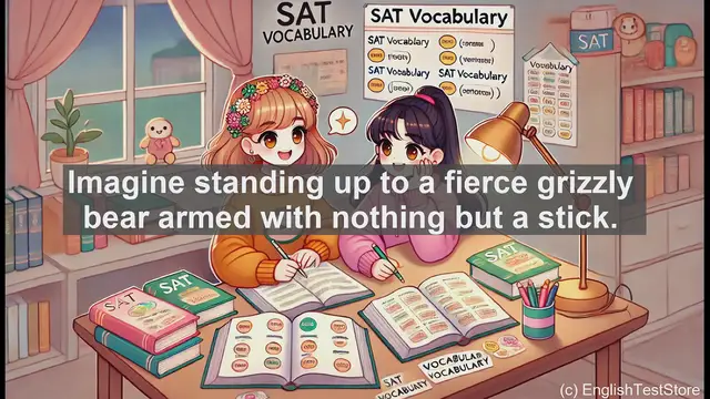 Video thumbnail for 5000 Must Know SAT Vocabulary - Temerity: When Courage Crosses into Recklessness