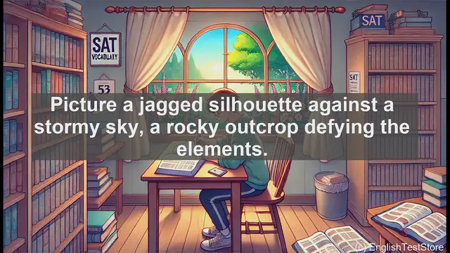 Video thumbnail for 5000 Must Know SAT Vocabulary - Crag: The Rugged Rock Formation Explained