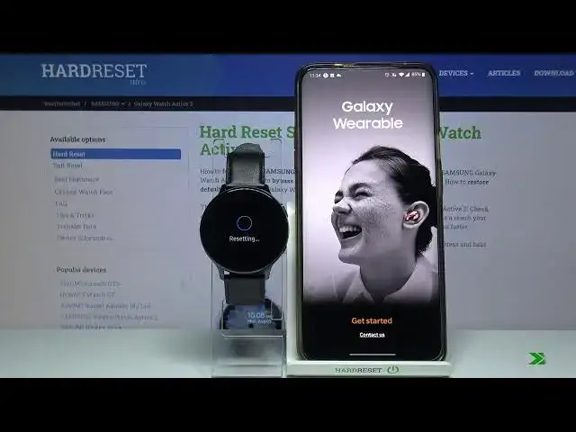 'Video thumbnail for How to Hard Reset SAMSUNG Galaxy Watch Active 2 via App – Restore Defaults'