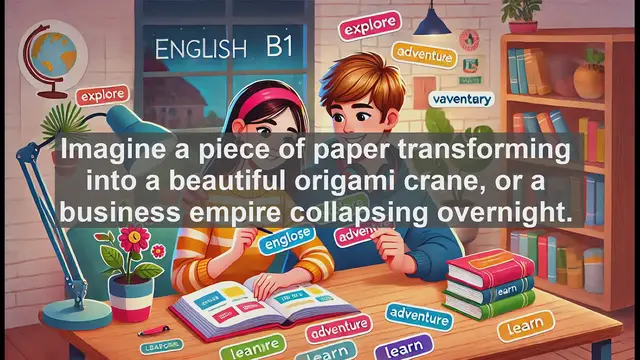 Video thumbnail for 2500 Must Know CEFR B1 Vocabulary - Mastering the Word 'Fold': From Origami to Business